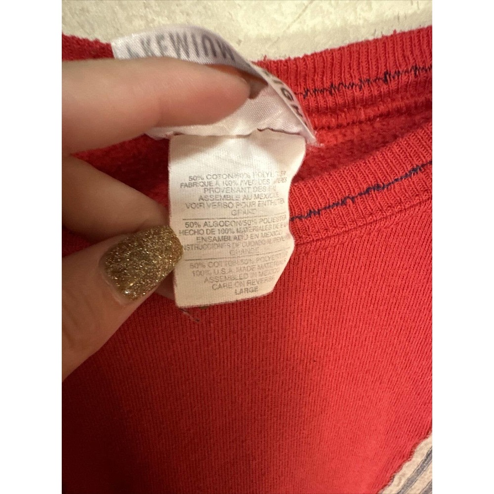 Vintage Hanes Patch Crewneck Sz L EUC - Picture 4 of 5